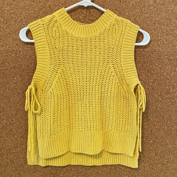 Wilfred Free With Linen Cropped Tank Sweater - Picture 1 of 4